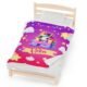 Personalized unicorn blanket for baby girls with name customization